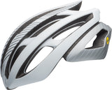 Bell Z20 MIPS Bike Helmet Shade Matte Gloss Silver White Left
