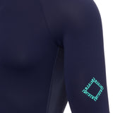 Giro Men Chrono Elite Jersey in vibrant color, designed for adult cyclists Phantom Blue Ghosted detail