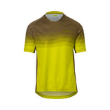 Giro Men Roust Jersey MTB Shirt - Lightweight and Breathable Cycling Apparel Green Heatwave Ghosted