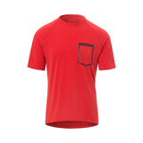 Giro Men Venture Jersey Adult MTB Jersey for trails, gravel roads, and bike tours Red