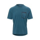 Giro Men Venture Jersey Adult MTB Jersey for trails, gravel roads, and bike tours Harbor Blue Ghosted