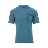 Giro Men Venture Jersey Adult MTB Jersey for trails, gravel roads, and bike tours Blue Ghosted