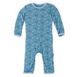 Kickee Pants Solid Coverall with Snaps