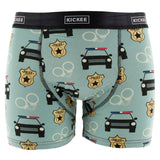 KICKEE Solid Men Bamboo Boxer Brief Underwear