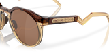 Oakley Limited Kylian Mbappé Signature Series HSTN Sunglasses with Prizm Tungsten Lenses and Dark Amber/Light Curry Frame 6