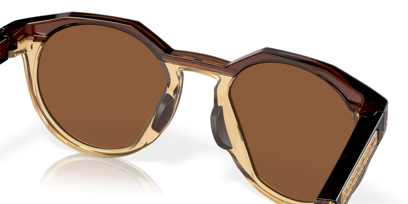 Oakley Limited Kylian Mbappé Signature Series HSTN Sunglasses with Prizm Tungsten Lenses and Dark Amber/Light Curry Frame 5