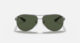 Ray-Ban Carbon Fibre Unisex Lifestyle Pilot Sunglasses