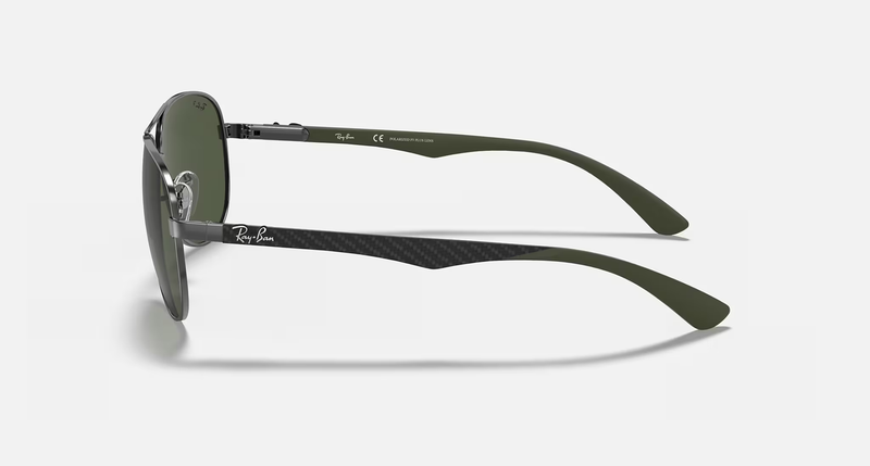 Ray-Ban Carbon Fibre Unisex Lifestyle Pilot Sunglasses