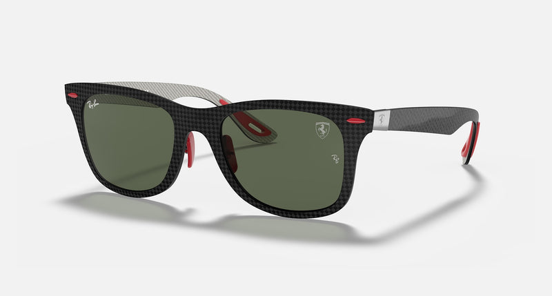 Ray-Ban RB8395N Scuderia Ferrari Unisex Lifestyle Square Sunglasses