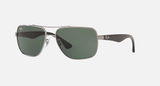 Ray-Ban RB3483 Unisex Lifestyle Square Sunglasses