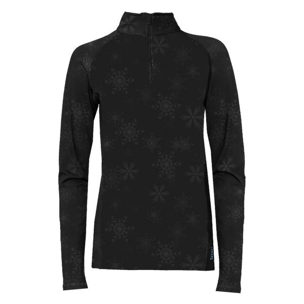 Hot Chillys Womens Micro Elite Chamois Blocking Zip-T Baselayers