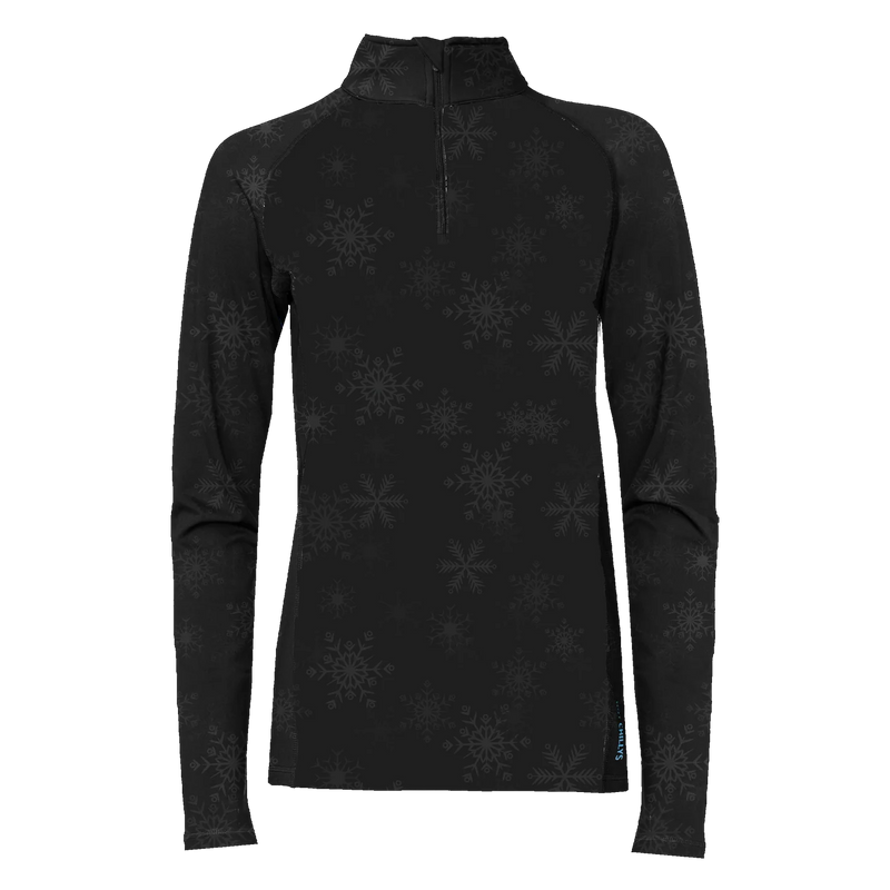 Hot Chillys Womens Micro Elite Chamois Blocking Zip-T Baselayers