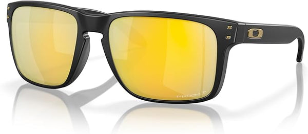 Oakley Holbrook XL Square Men Sunglasses - Matte Black Prizm 24K Polarized 1