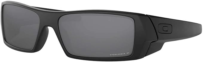 "Oakley Gascan Unisex Lifestyle Sunglasses - Front view, showcasing high-wrap design with straight edges and hard lines"