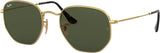 Ray-Ban RB3548N Hexagonal Flat Lens Sunglasses