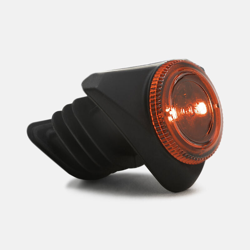 Giro Sport Recreational Helmet Vent Light attached to a helmet.