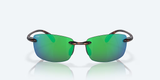 Costa del Mar Ballast Men Lifestyle Polarized Sunglasses - Front view, frameless design with TR90 nylon construction