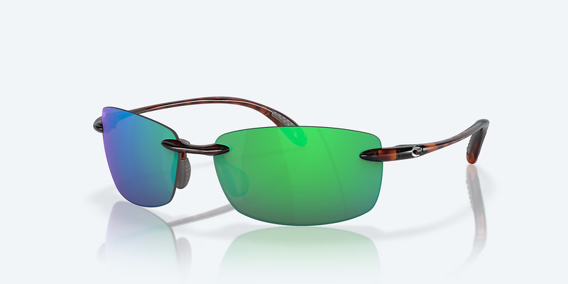 Costa del Mar Ballast Men Lifestyle Polarized Sunglasses - Front view, frameless design with TR90 nylon construction