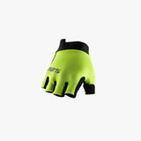 100% EXCEEDA Gel Short Finger Gloves Fluo Yellow