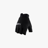 100% EXCEEDA Gel Short Finger Women Bike Gloves Black