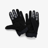 100% RIDECAMP Gel Unisex Bike Gloves Black