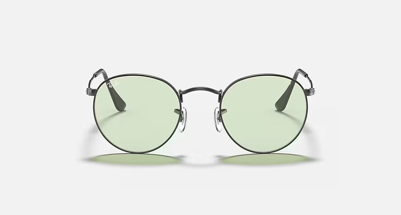 Ray-Ban Round Solid Evolve Unisex Lifestyle Sunglasses