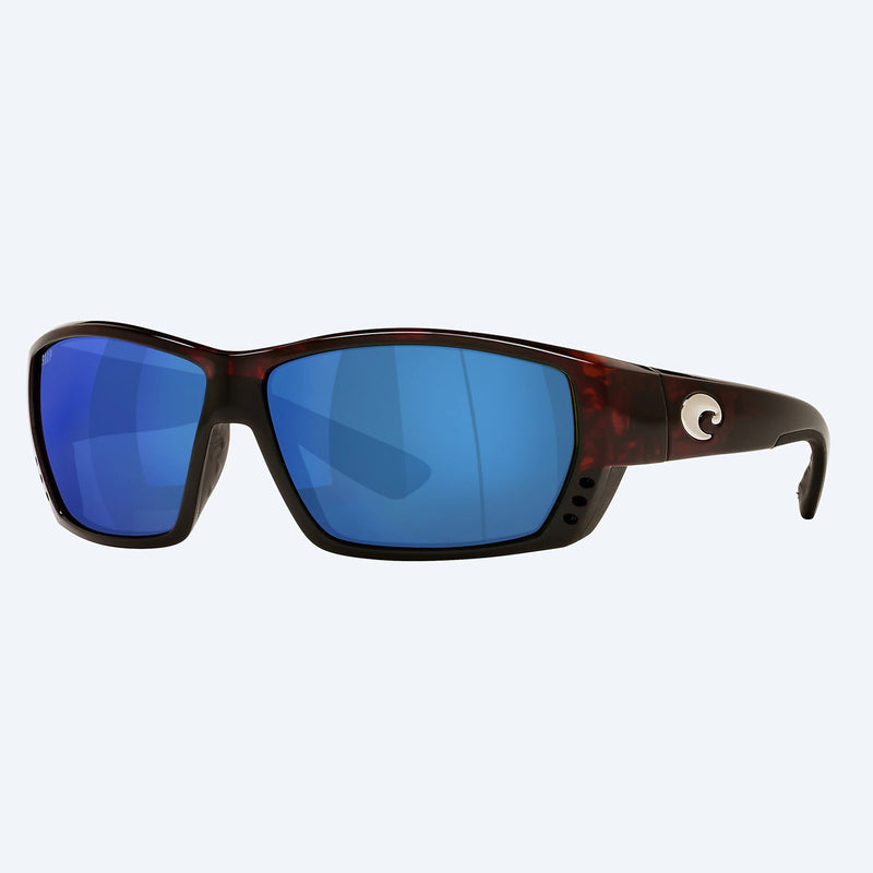 Costa del Mar Tuna Alley Omnifit Unisex Fishing Performance Sunglasse Tortoise Blue Mirror 580p 1