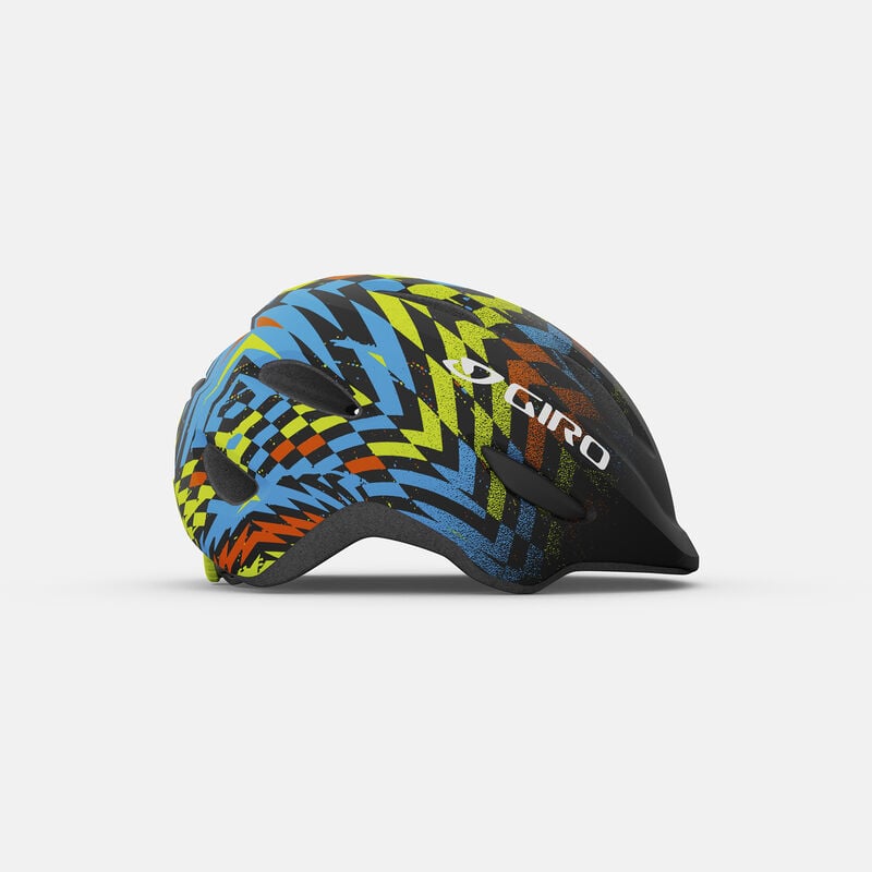 "Giro Scamp MIPS Unisex Youth Bike Helmet - Secure Fit and Kid-Friendly Designs" Matte Black Check Fade 