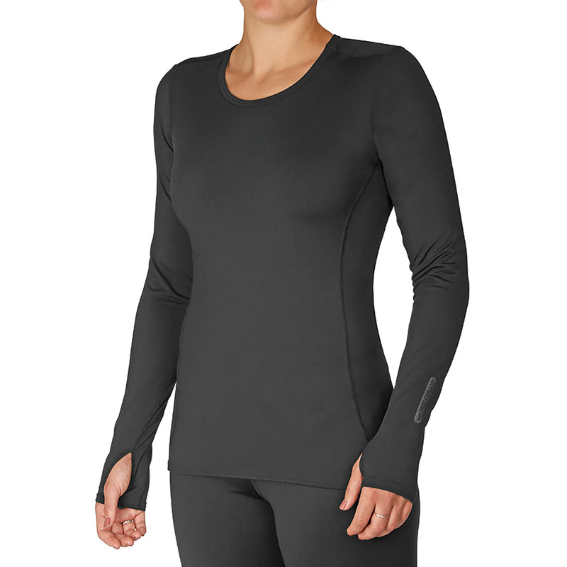 Hot Chillys Women Micro-Elite Chamois Crewneck Top