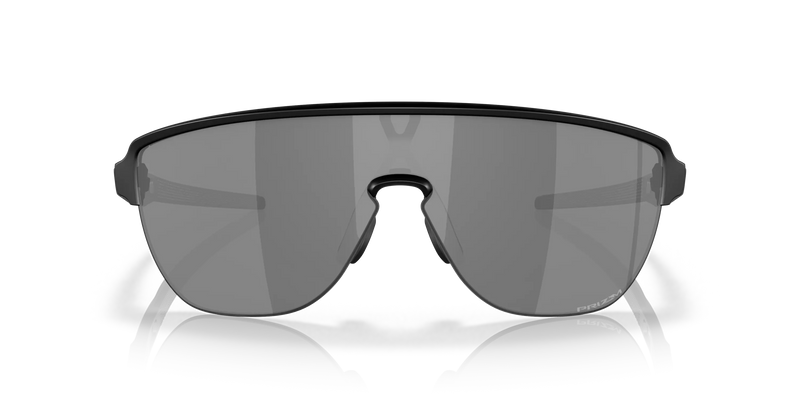 Oakley Corridor Rectangular Men Sunglasses - Front view, showcasing semi-rimless shield design and Unobtainium features