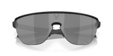 Oakley Corridor Rectangular Men Sunglasses - Front view, showcasing semi-rimless shield design and Unobtainium features