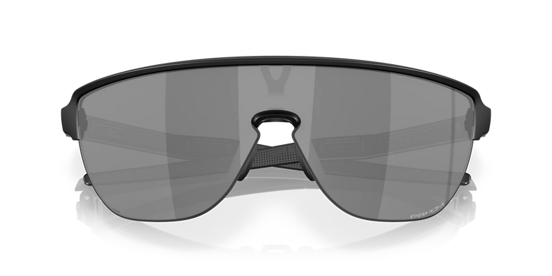 Oakley Corridor Rectangular Men Sunglasses - Front view, showcasing semi-rimless shield design and Unobtainium features