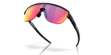 Oakley Corridor Rectangular Men Sunglasses - Front view, showcasing semi-rimless shield design and Unobtainium features