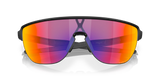 Oakley Corridor Rectangular Men Sunglasses - Front view, showcasing semi-rimless shield design and Unobtainium features