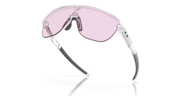 Oakley Corridor Rectangular Men Sunglasses - Front view, showcasing semi-rimless shield design and Unobtainium features