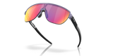 Oakley Corridor Rectangular Men Sunglasses - Front view, showcasing semi-rimless shield design and Unobtainium features