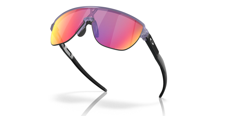 Oakley Corridor Rectangular Men Sunglasses - Front view, showcasing semi-rimless shield design and Unobtainium features