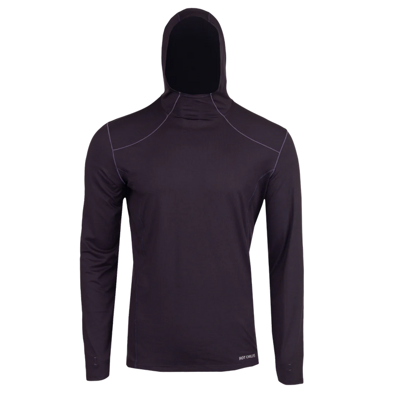 Hot Chillys Men Clima-Tek Hoodie Midweight Relaxed Fit Base Layer