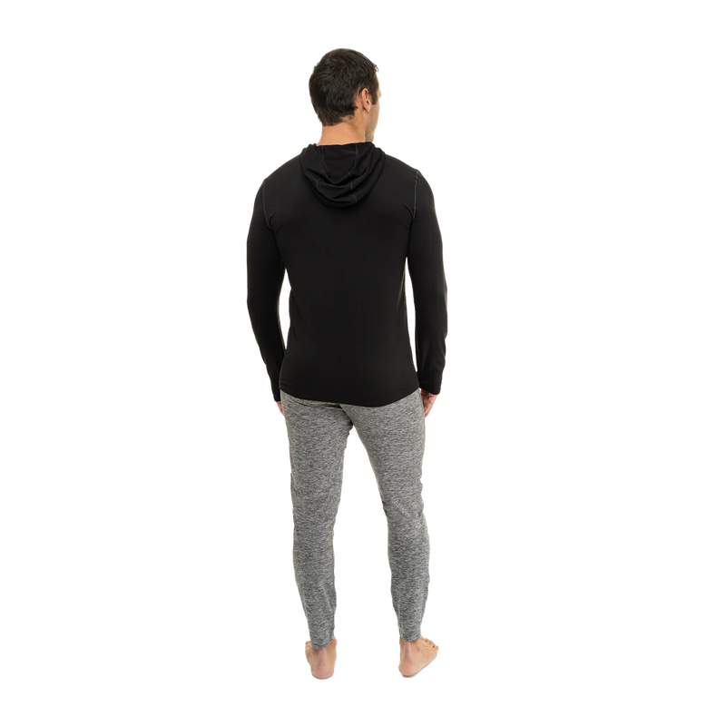 Hot Chillys Men Clima-Tek Hoodie Midweight Relaxed Fit Base Layer