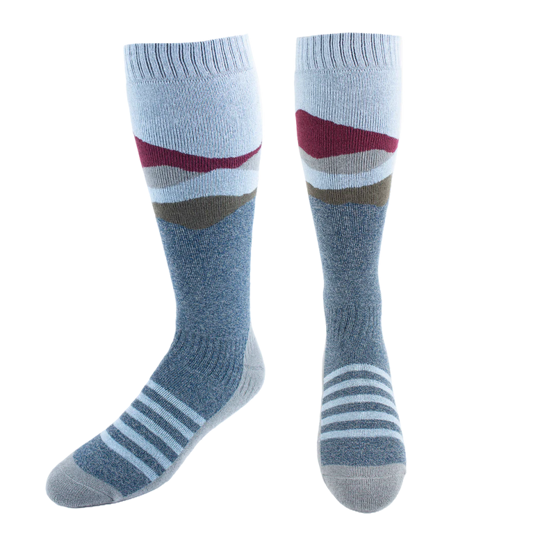 Hot Chillys Men Mountain Range Mid Volume Sock