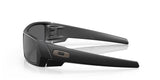 "Oakley Gascan Unisex Lifestyle Sunglasses - Front view, showcasing high-wrap design with straight edges and hard lines"