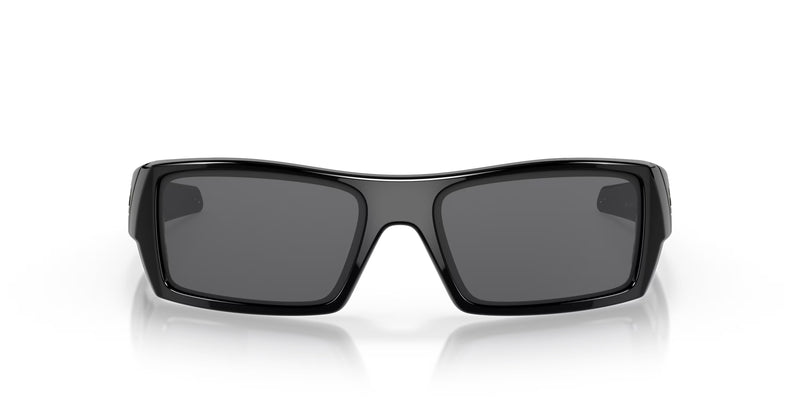 "Oakley Gascan Unisex Lifestyle Sunglasses - Front view, showcasing high-wrap design with straight edges and hard lines"