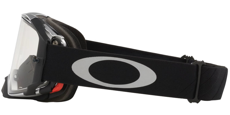 Oakley Airbreak MX Bike Dark Grey Lenses, Tuff Blocks Gunmetal Black Strap