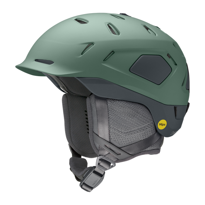 Smith Nexus MIPS Unisex Snow Winter Helmet - Hybrid Shell with MIPS Matte Alpine Green Slate