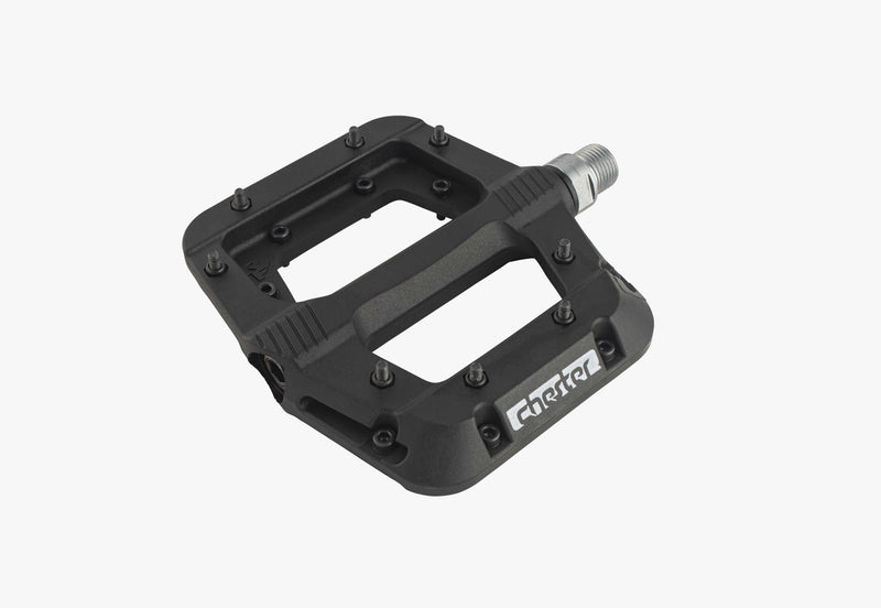 Race Face Chester MTB Pedal in Black with replaceable traction pins Black 2