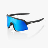100% S3 Unisex Cycling Sunglasses - Front view, showcasing understated brow and intake vents