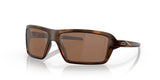 Oakley Cables Rectangular Men Lifestyle Sunglasses with Prizm Lens Brown Tortoise