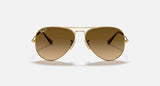 Ray-Ban Aviator Large Metal Unisex Lifestyle Sunglasses - Iconic Teardrop Sunglasses