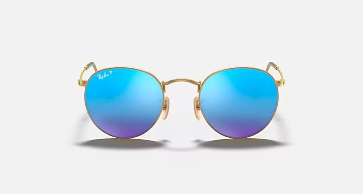 Ray-Ban RB3447 Round Metal Unisex Sunglasses