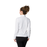 Hot Chillys Women Micro-Elite Chamois Solid Zip-T Midweight Body Fit Base Layer